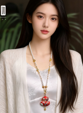 本命年礼物项链耳坠发夹汉服旗袍