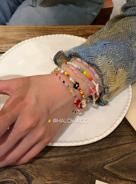 HALOkrACC韩国女团糖果手链