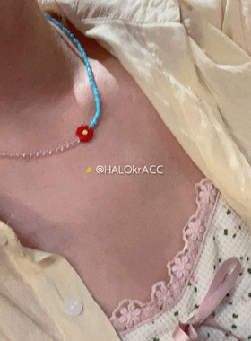 HALOkrACC韩代明朗雏菊项链
