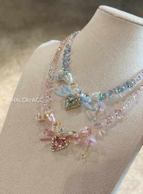 HALOkrACC韩代波光雪域心项链