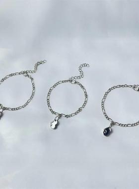 三人闺蜜手炼磁铁相吸学生项炼召唤闺蜜手环四人感应吊坠磁吸手炼