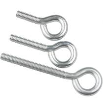 Galvanized goat eye screw rings with ring hook Circle Screw closed Sheep eye ring screw M4M5M6M8M10