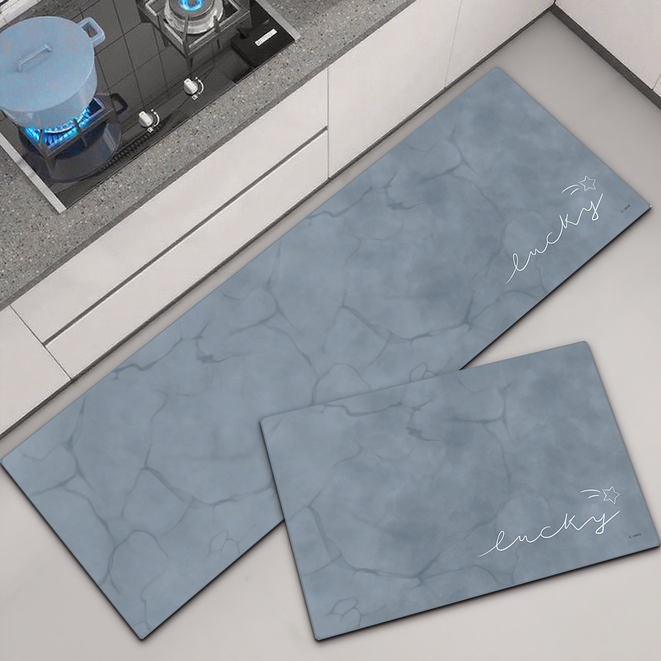 硅藻泥厨房专用地垫厨房垫家用长条地毯吸油吸水免洗耐脏防滑地垫,淘宝优惠券,粉丝福利购,淘宝优惠卷