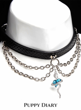 灵蛇项圈可刻字情侣礼物