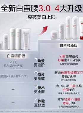 韩束377白蛮腰水乳护肤组套