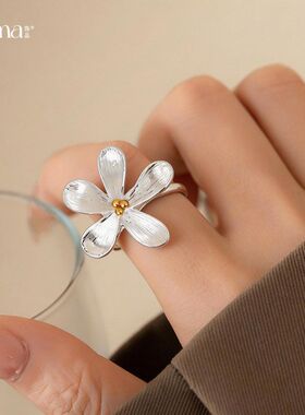 花朵韩系时尚手饰指环小众冷淡