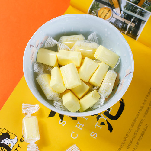 泰国风味榴莲糖500g约100颗年货软糖水果味特浓奶糖散装糖果零食 - 图2