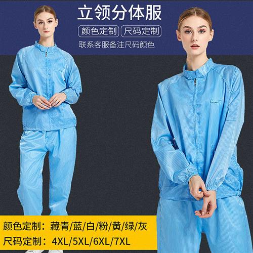 连体无尘服净化服防静电连体服洁净服喷漆服静电防护工作服可清洗