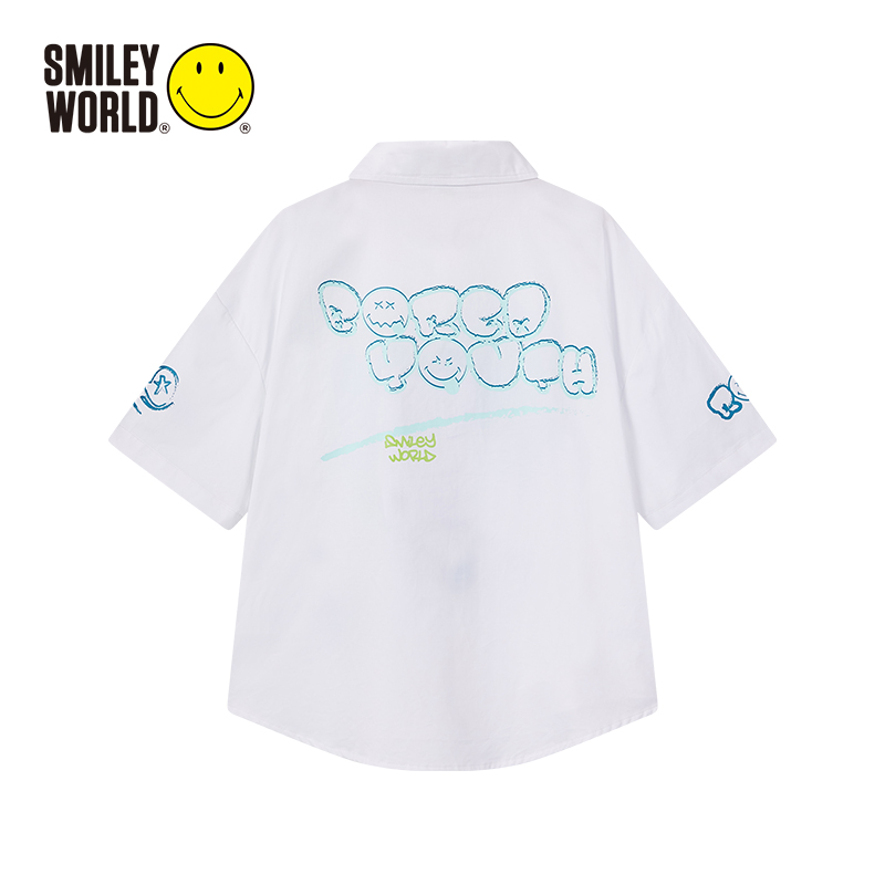 SMILEYWORLD夏季新品儿童衬衫商场同款S22213C126 - 图3