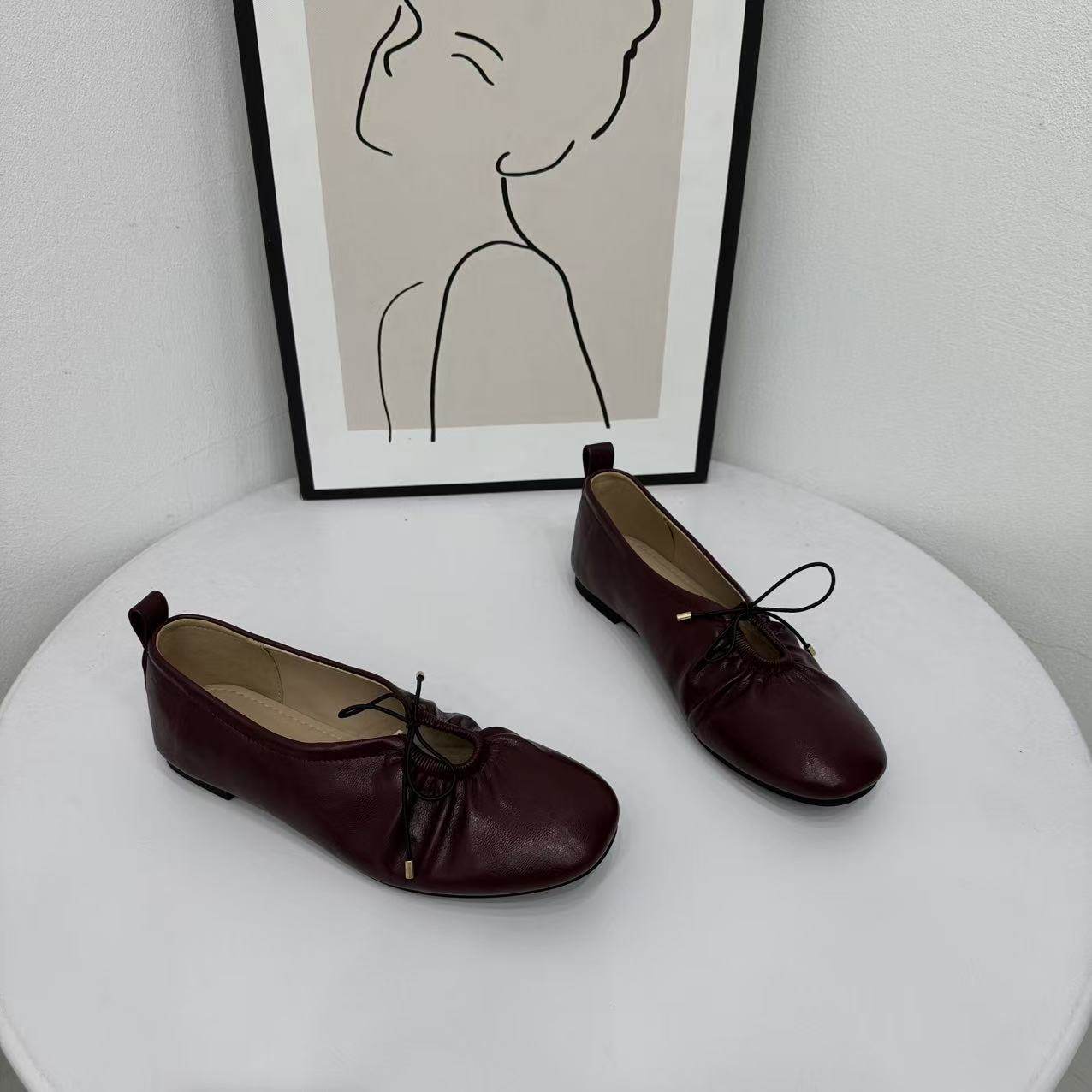 法式复古小香风平底芭蕾玛丽珍鞋女2026春季新款真皮圆头浅口单鞋,淘宝优惠券,粉丝福利购,淘宝优惠卷