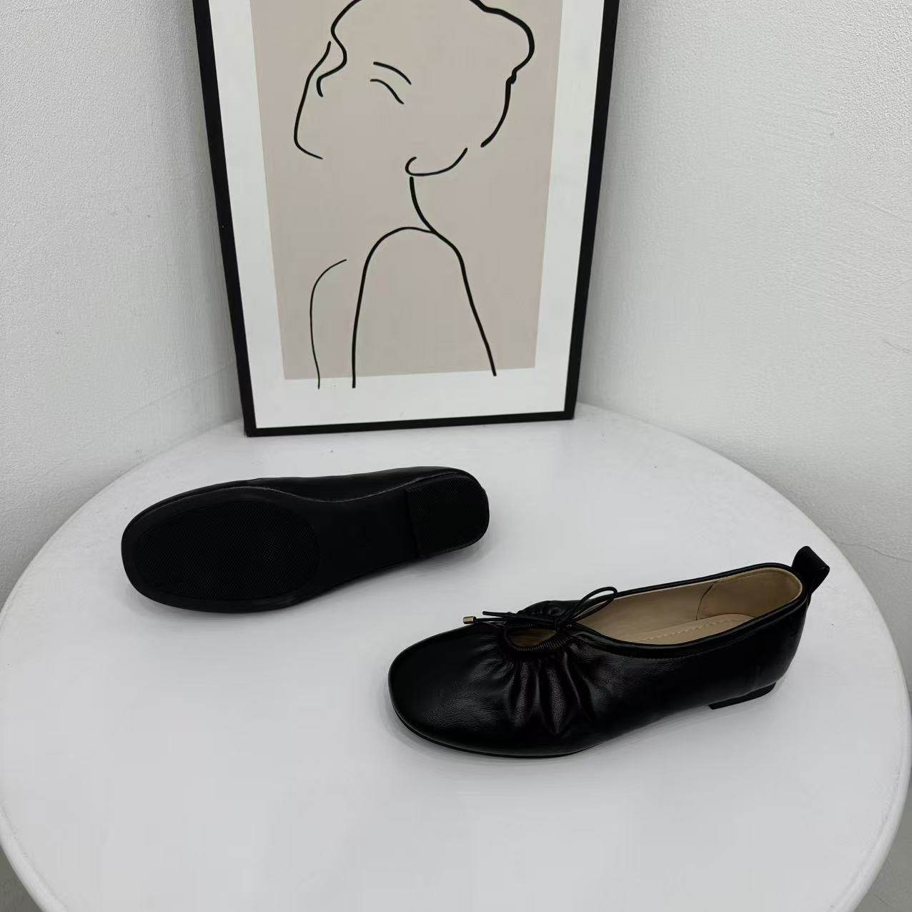 法式复古小香风平底芭蕾玛丽珍鞋女2026春季新款真皮圆头浅口单鞋,淘宝优惠券,粉丝福利购,淘宝优惠卷