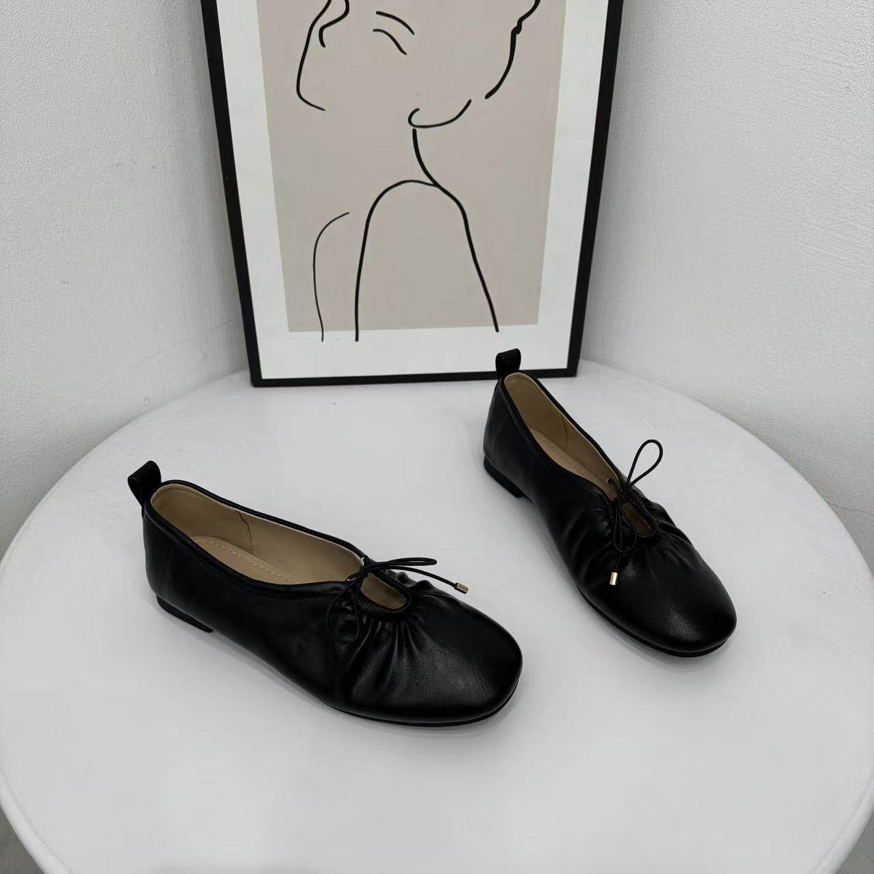 法式复古小香风平底芭蕾玛丽珍鞋女2026春季新款真皮圆头浅口单鞋,淘宝优惠券,粉丝福利购,淘宝优惠卷