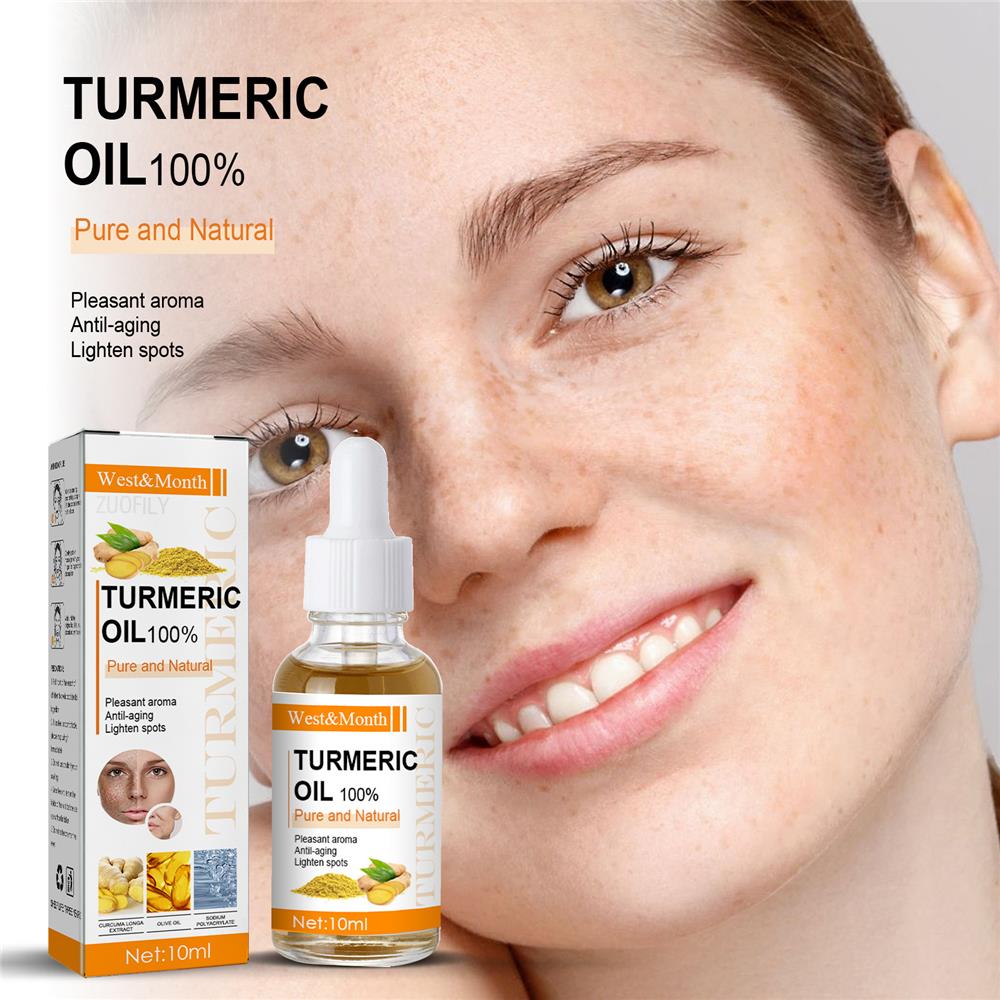 New Turmeric Oil Glow to Facial Lightening Brightening Serum - 图0