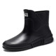 Botas de lluvia de terciopelo antideslizantes para exteriores, cocina, sitio de construcción, para hombres y mujeres