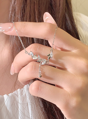 I Do&Co.穗穗年年年项链 S925银轻奢简约项链 生日礼物送女友闺蜜