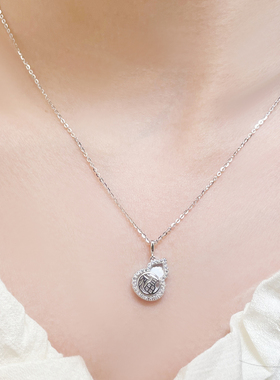 I Do&Co.福禄项链925银葫芦项链高级感中式配饰锁骨链生日礼物