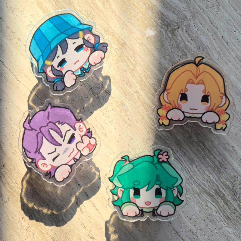 【王维诗里的MBTI】亚克力PP夹双面图案学生饰品便签夹,淘宝优惠券,粉丝福利购,淘宝优惠卷