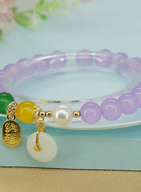 闺蜜手串玻璃小清新女生