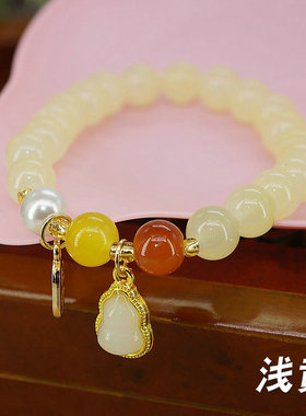 女玻璃民族风景区手链