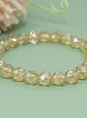 高级感方糖人造水晶学生党简约手链蝴蝶义乌饰品混批货源可混批