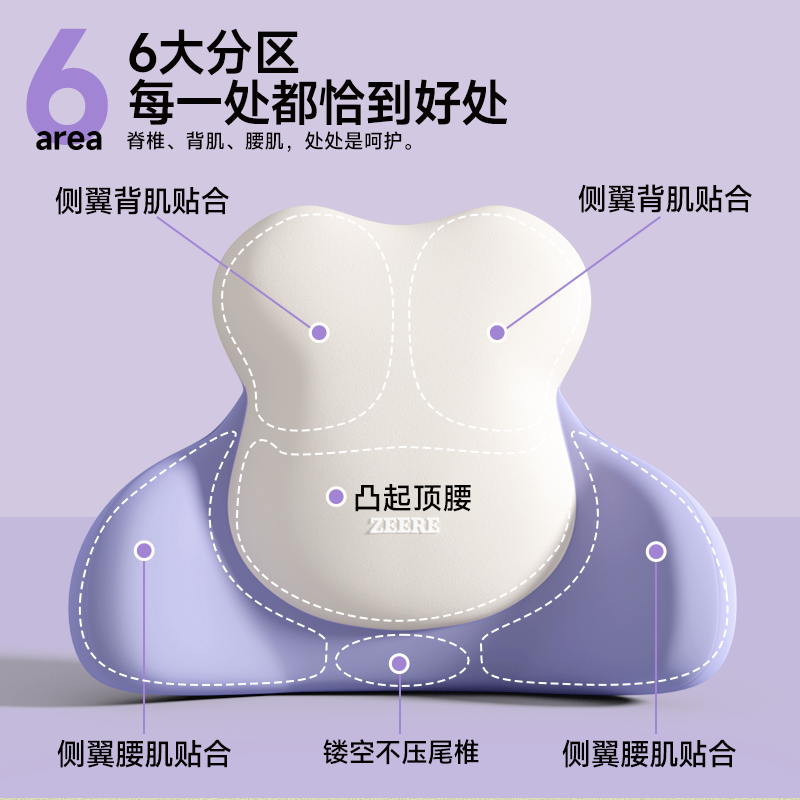 腰靠办公室椅子座椅护腰靠垫靠背垫腰枕腰部支撑工位久坐神器腰托,淘宝优惠券,粉丝福利购,淘宝优惠卷