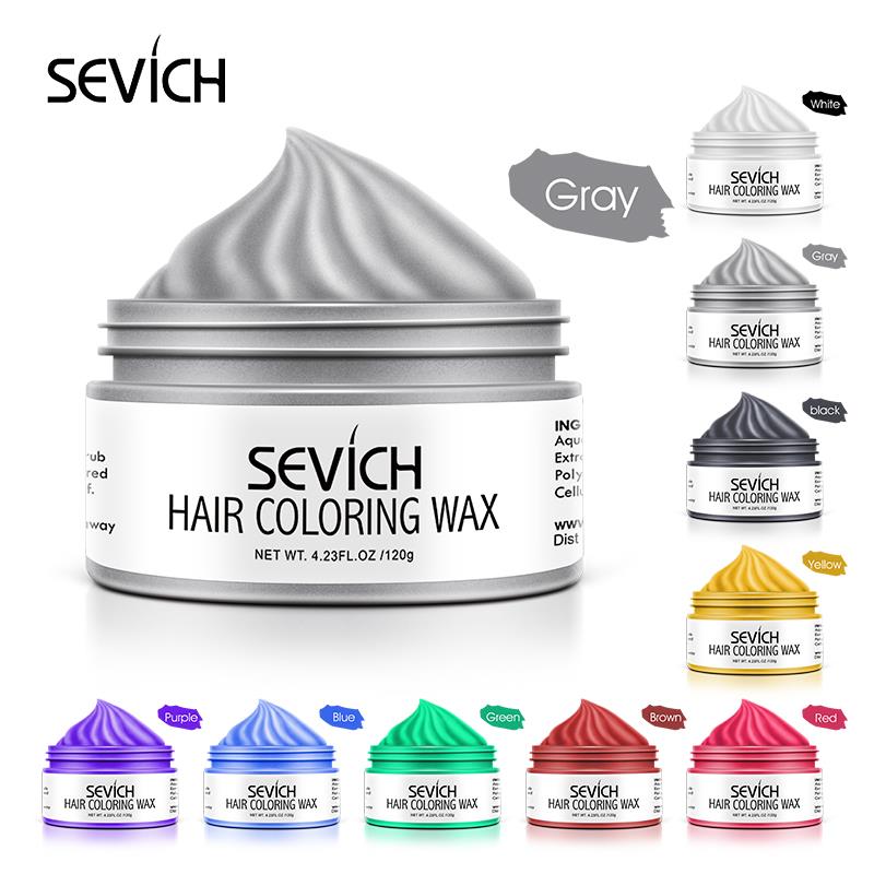 Sevich Temporary Hair Color Wax Men Diy Mud One-time Molding - 图1