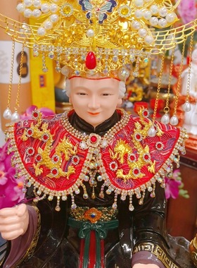 新款精致云肩披肩观音娘娘黑妈妈泰山奶奶披肩男女款12寸16寸19寸