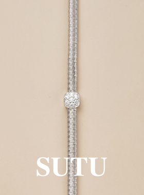 sutu女925银锆石意大利进口手链