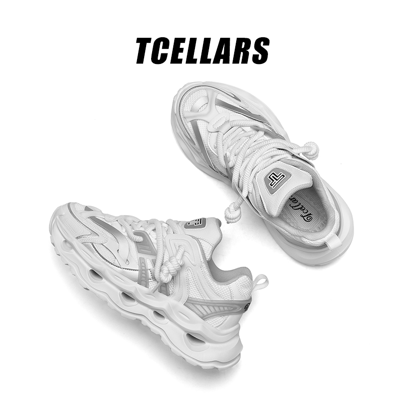 TCELLARS厚底老爹鞋增高男女同款春秋季新款爆款运动鞋休闲鞋子潮