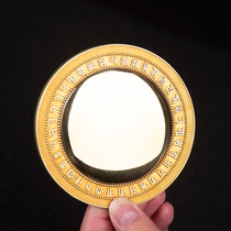 Eurovision (OUYiNG) Hui Bao Buddha Supplies Pure Bronze Secret Buddhas Concealed Pendulum with Quasi-Mirror Pure Bronze Pendulum