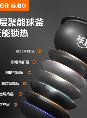 苏泊尔5L球釜内胆智能预约电饭煲