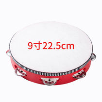 Beijing Dance Academy Exam Class Special Props Bell Drum Rattle Bells Hand Beat Drum Xinjiang Kindergarten teacher rattles the bell with a hand