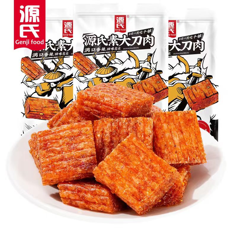 Z大刀肉老式豆皮辣条网红爆款童年香辣味零食 - 图3