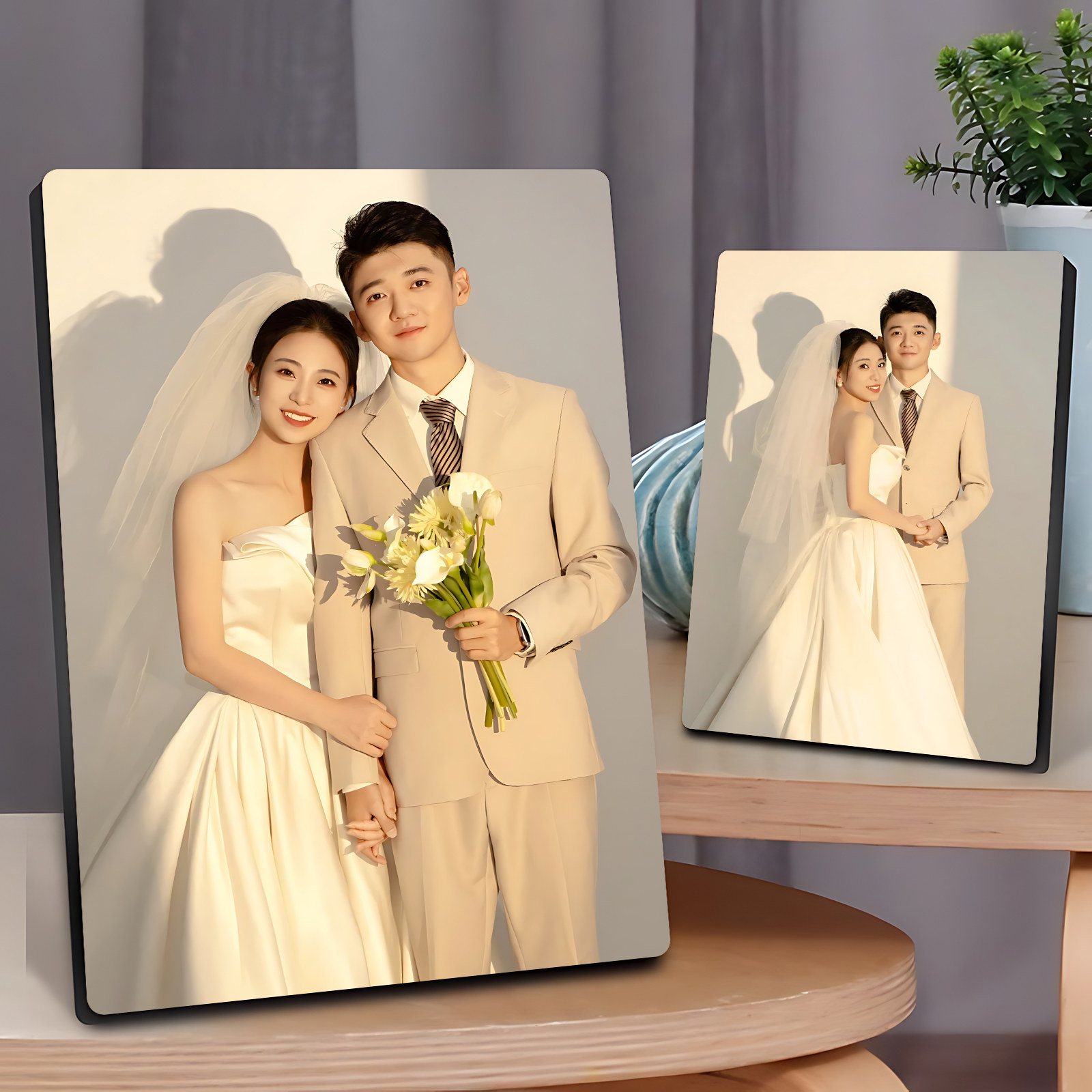 相框摆台定制洗照片做成水晶婚纱照挂墙相片打印加相册制作全家福,淘宝优惠券,粉丝福利购,淘宝优惠卷