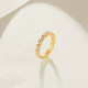 Saturday blessing ring women's ring bracelet S925 silver gold light luxury niche 520 gift for girlfriend