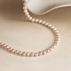 Saturday Fortune Freshwater Pearl Necklace Female Pearl Pendant S925 Silver Fashionable and Elegant 520 Gift for Girlfriend