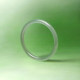 Saturday Fuguo green chalcedony bracelet round bar jingle bracelet new Chinese style national style 520 gift for mother
