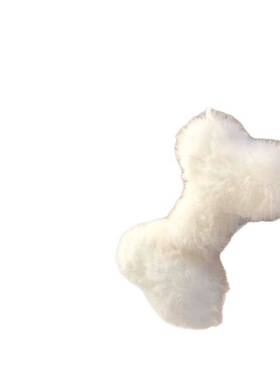 小狗骨头挂件潮酷萌可爱创意毛绒公仔情侣书包包车钥匙扣挂件挂饰