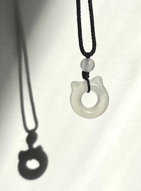 新款可爱小狗小猫项链骨头精美时尚吊坠项链情侣礼物送闺蜜