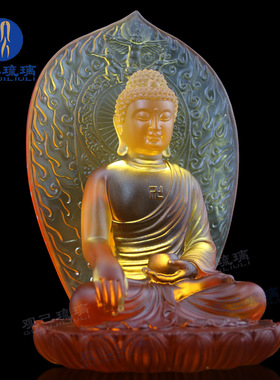 佛堂释迦摩尼佛观己琉璃