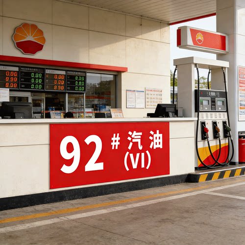 油品标识牌加油站油品号磁性贴汽油柴油国六6提示牌加油机油气回收乙醇汽油罐号请再次确认油品号中石化标牌 - 图3