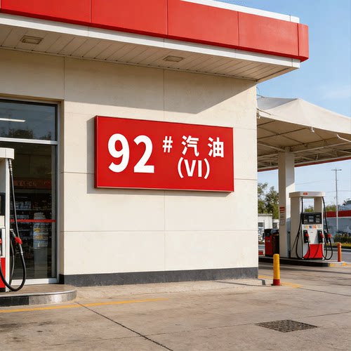 油品标识牌加油站油品号磁性贴汽油柴油国六6提示牌加油机油气回收乙醇汽油罐号请再次确认油品号中石化标牌 - 图1