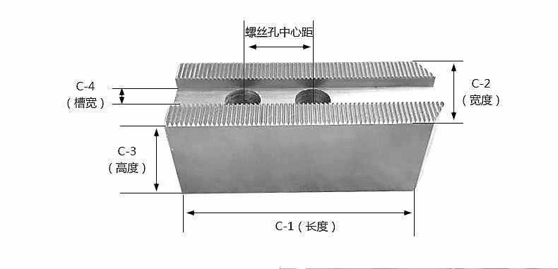 油压卡盘三爪液压软爪卡爪4寸5寸6寸8寸10寸12寸15寸18寸21寸24寸 - 图0