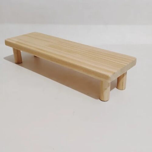 实木长方形收纳架桌面首饰摆件阶梯展示架置物架手办展示架圆桌腿 - 图3