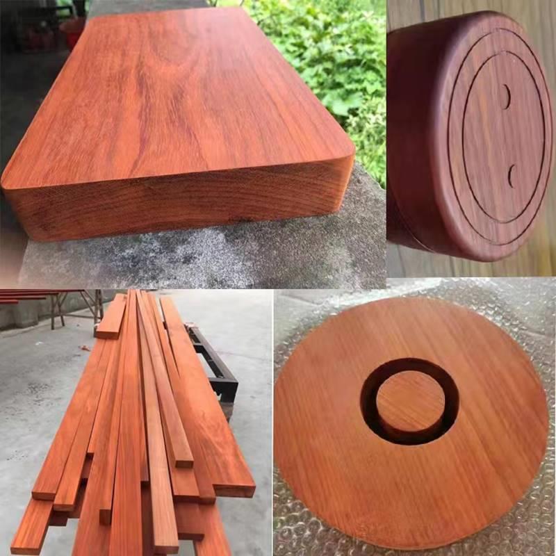 实木定制木制线DIY黑005品胡木料CN桃C切割板材加工木方摆件底座