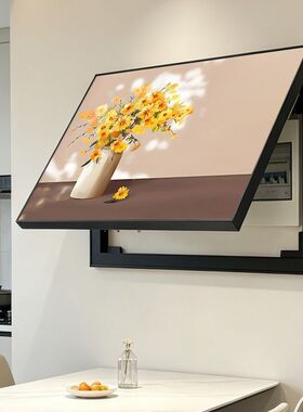 电表箱装饰画现代简约花朵客厅遮挡电闸配电箱餐厅空开电源盒挂画