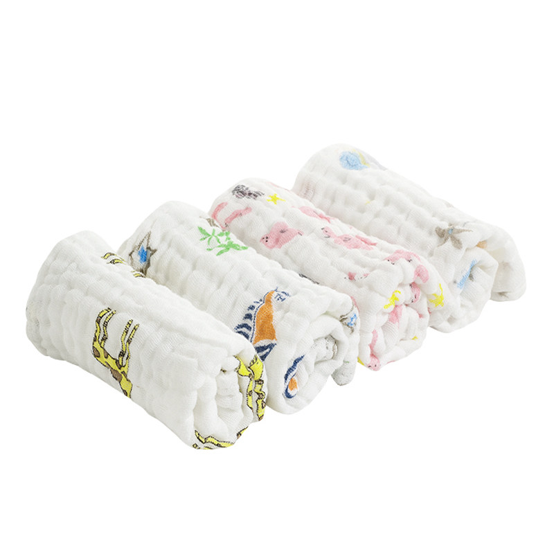 U先试用 4条纯棉宝宝口水巾新生婴儿毛巾柔软亲肤洗澡洗脸小方巾,淘宝优惠券,粉丝福利购,淘宝优惠卷