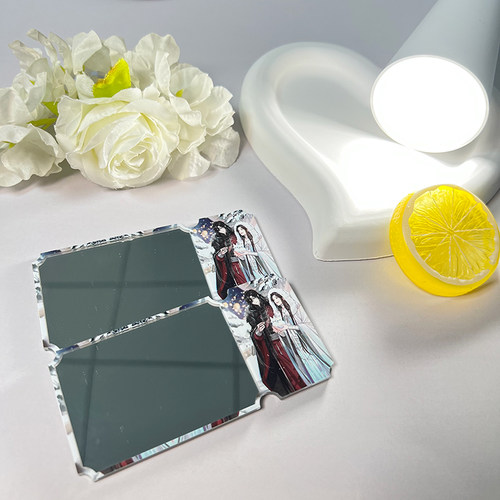 天官赐福透镜空中画便携式镜子谢怜花城周边亚克力票根应援礼品 - 图1