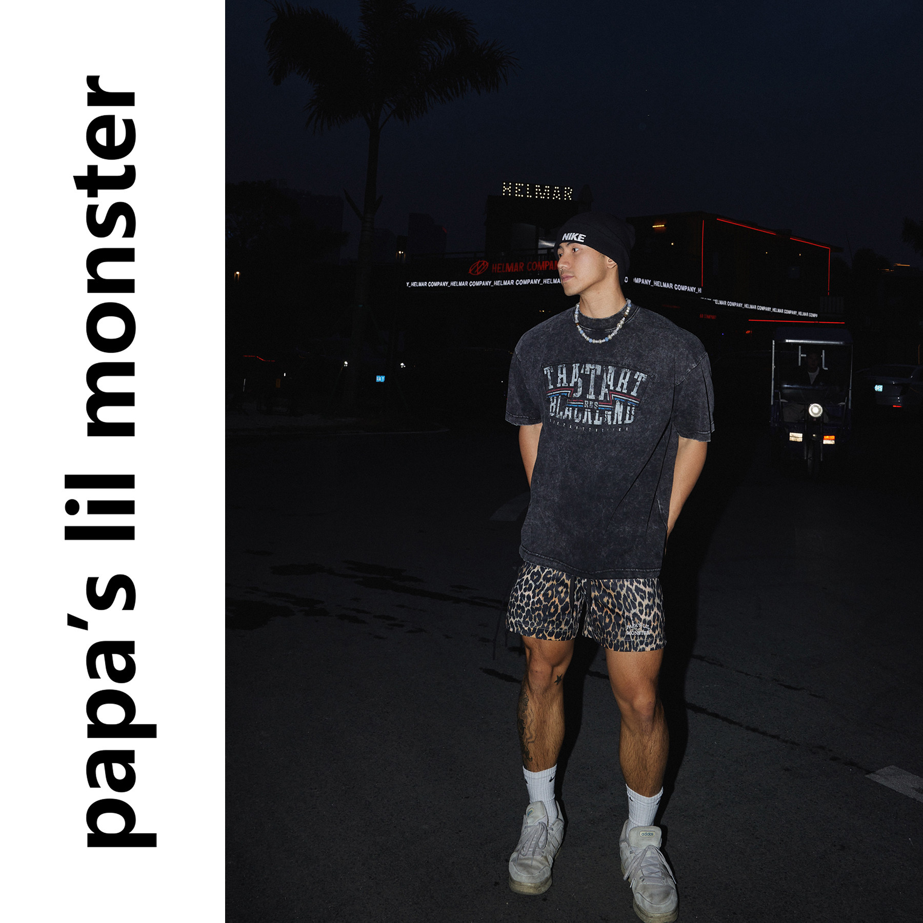 PAPASLILMONSTER【原创】美式度假沙滩裤豹纹运动短裤 野型荷尔蒙,淘宝优惠券,粉丝福利购,淘宝优惠卷