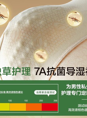 虫草唤醒彩棉内裤养护7A健康